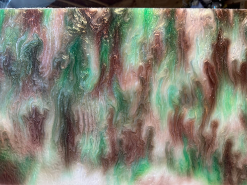 Camouflage Glitter Ripple - 1/8" Acrylic Sheet