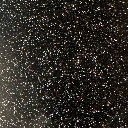 Galaxy Black Glitter - 1/8" Acrylic Sheet