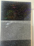 Black Chunky Glitter (Holographic) - 1/8" Acrylic Sheet