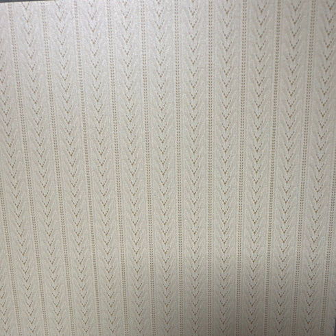 Scratch and Dent: 1/8” Sweater Pattern on Ivory - Double Sided