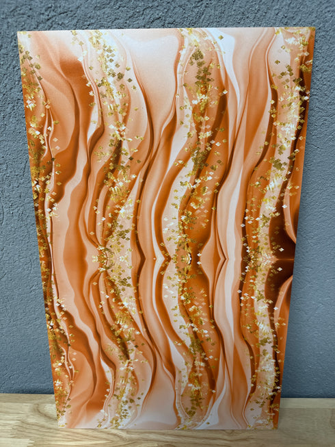 Ready to Go: 1/8” Orange Abstract - MDF - Single Sided