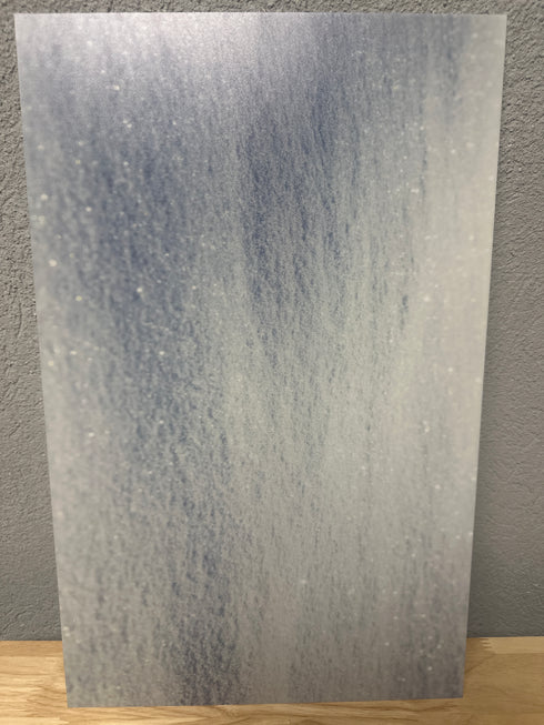 Ready to Go: 1/16” - New Snow on White - Double Sided