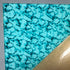 Scratch and Dent: 1/8” Teal Abstract - - Clear (White Added)