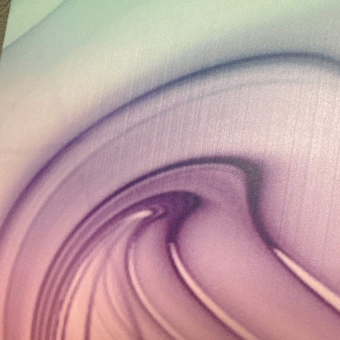 Scratch and Dent: 1/8” Pastel Abstract - White - Single Sided