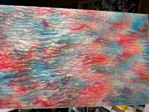 Unicorn Swirl Glitter Ripple - 1/8" Acrylic Sheet