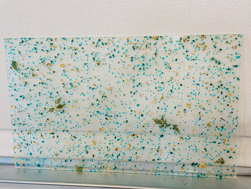 Scratch and Dent: Pressed Teal Petals