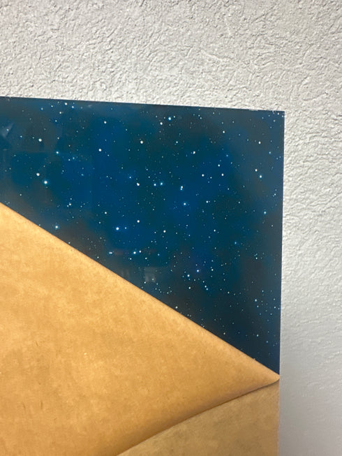 Scratch and Dent:1/16” - Galaxy on Clear
