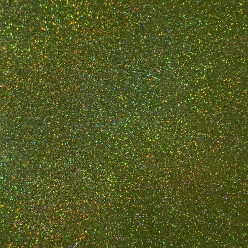 Peridot Holographic Glitter - 1/8" Acrylic Sheet