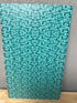 Scratch and Dent: 1/8” Teal Abstract - - Clear (White Added)
