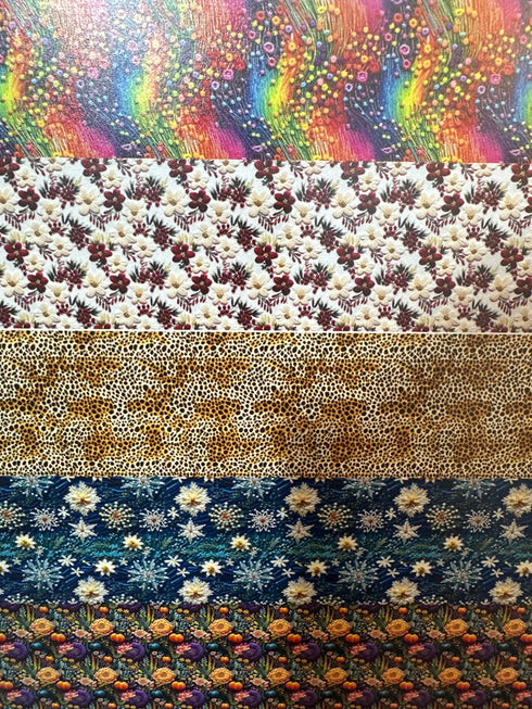 Scratch and Dent : 1/8” Floral Earring Bundle - MDF - Double Sided