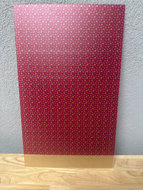 Scratch and Dent: 1/8” Conversation Hearts Pink Background- - Clear