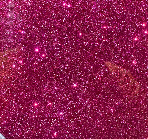 Scratch and Dent: Bombshell Pink Glitter - 1/8" Acrylic Sheet