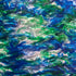 Blue Cyan/Lime Green Ripple - 1/8" Cast Acrylic Sheet