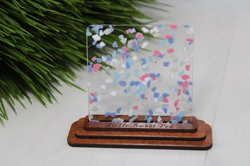 SURPLUS SALE: Pastel Party Chunky Flakes - 1/8" Cast Acrylic Sheet