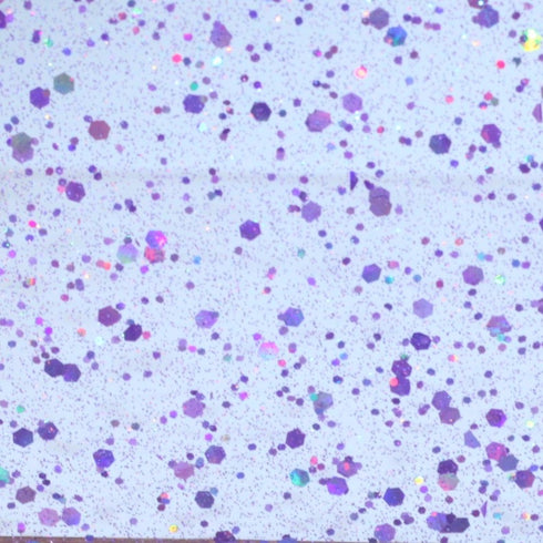 Chunky Disco Diva Purple Glitter - 1/8" Acrylic Sheet