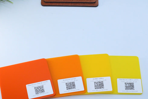 Marigold Orange - 1/8" Gloss Acrylic Sheet