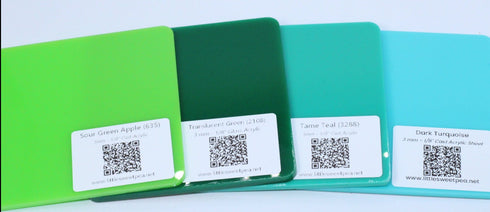 Translucent Green (2108) - 1/8" Acrylic Sheet