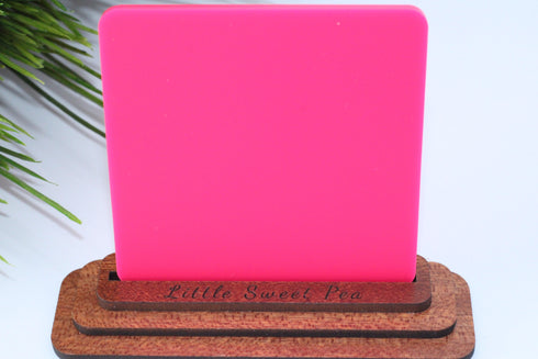 HOTT & Pink - Matte/Gloss - 1/8" Cast Acrylic Sheet