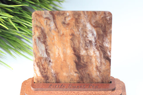 Urban Smoke Brown Wave - 1/8" Acrylic Sheet