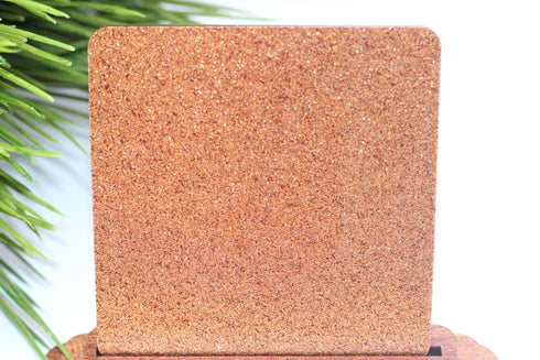Copper Penny Glitter - Single Sided - 1/8" Cast Acrylic Sheet