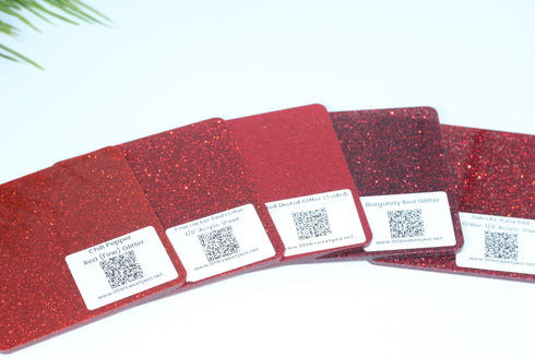 Burgundy Red Glitter - 1/8" Acrylic Sheet