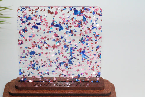 Shooting Star Confetti - 1/8" Acrylic Sheet