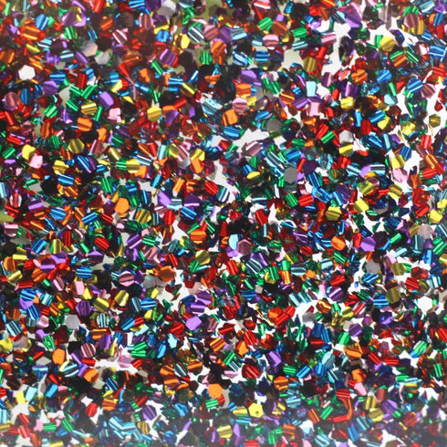 Scratch and Dent: Kaleidescope Glitter - 1/8" Acrylic Sheet