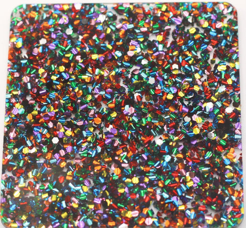 Kaleidescope Glitter - 1/8" Acrylic Sheet