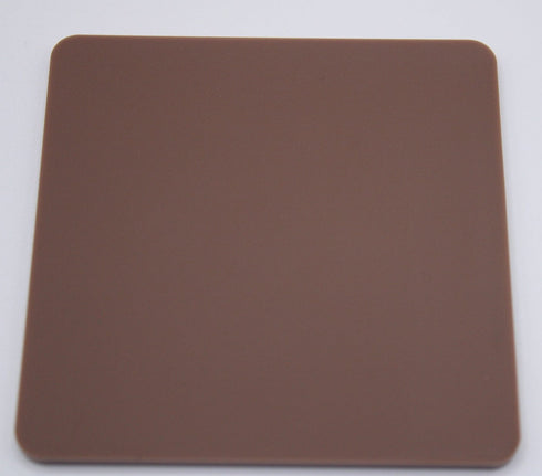 Milk Chocolate - Matte/Gloss - 1/8" Cast Acrylic Sheet