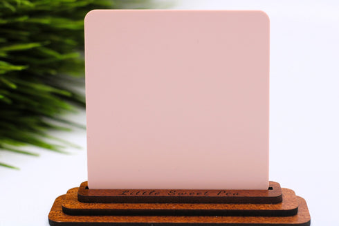 Blush Pink - Matte/Gloss - 1/8" Cast Acrylic Sheet