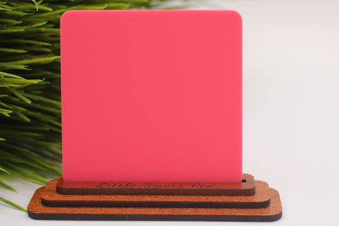 Fiery Rose - Matte/Gloss - 1/8" Cast Acrylic Sheet