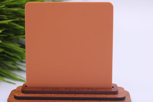 Pumpkin Spice - Matte/Gloss - 1/8" Cast Acrylic Sheet