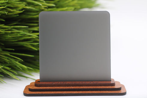 Smoke Grey - Matte/Gloss - 1/8" Cast Acrylic Sheet