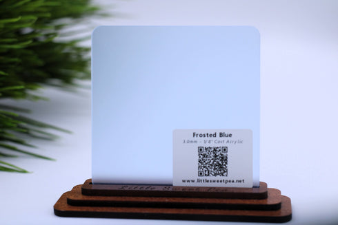 Frosted Blue - 1/8" Acrylic Sheet