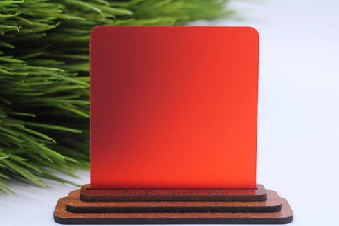 Frosted Red - 1/8" Acrylic Sheet