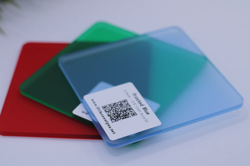 Frosted Red - 1/8" Acrylic Sheet