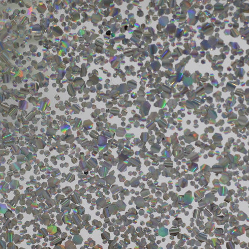 Chunky Disco Diva Silver Holo - 1/8" Acrylic Sheet