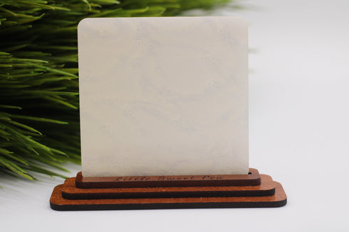 Pearly White Cracked Ice - 1/8" Acrylic Sheet