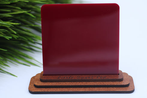 Maroon - Gloss - 1/8" Cast Acrylic Sheet