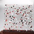 Scratch and Dent: Red, Black and White Heart Confetti - 1/8" Acrylic Sheet