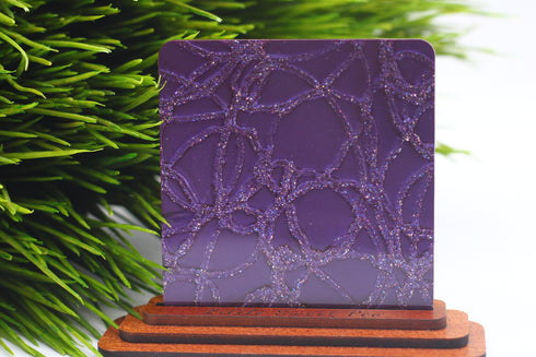 Indigo Cracked Ice - 1/8" Acrylic Sheet