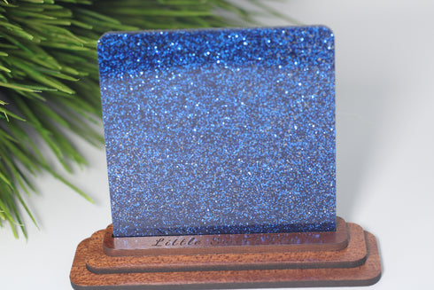 Patriotic Blue Glitter - 1/8" Acrylic Sheet