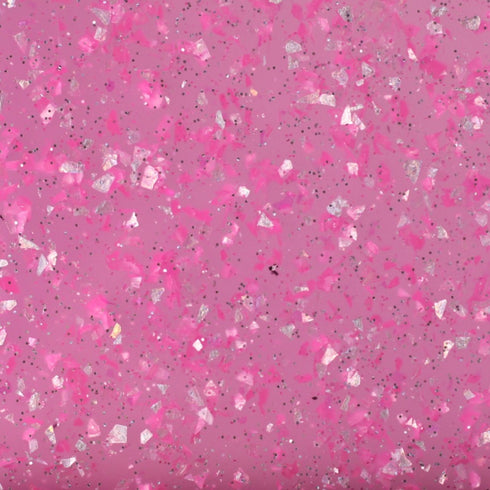 Neon Pink Flakes - 1/8" Acrylic Sheet