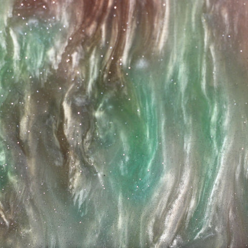Camouflage Glitter Ripple - 1/8" Acrylic Sheet