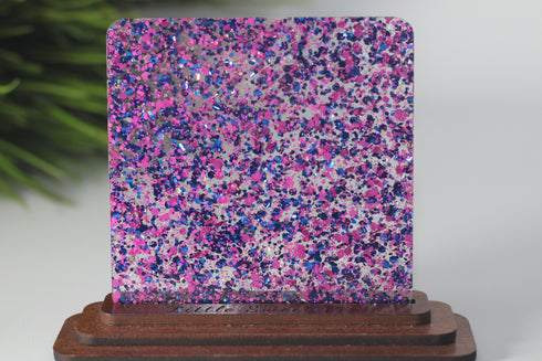 Sapphire Knockout Confetti - 1/8" Acrylic Sheet