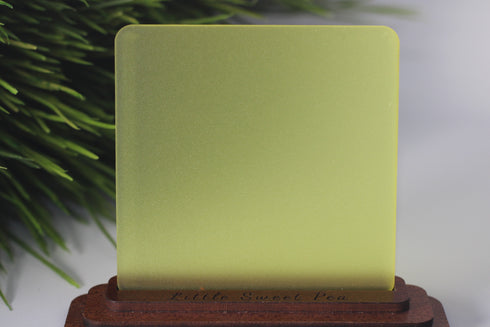 Frosted Yellow - 1/8" Acrylic Sheet