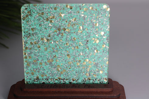 Fresh Mint Confetti - 1/8" Acrylic Sheet