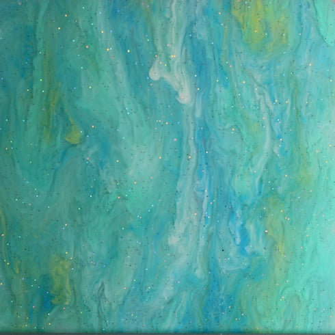 Subtle Teal Wave - 1/8" Acrylic Sheet