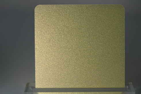 Pastel Yellow Dusted Glitter - (Single Sided) - 1/8" Acrylic Sheet