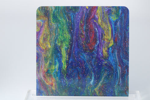 Rainbow Wave - 1/8" Acrylic Sheet